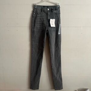 Akira size 5 grey slightly distressed jeans